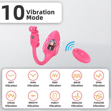 Lade das Bild in den Galerie-Viewer, Extensible Silicone Chastity Cage With Vibration Plug feature details graphic 12
