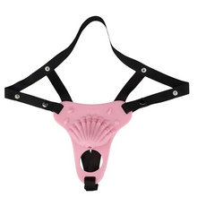 Afbeelding in Gallery-weergave laden, Fantasy Pink Conch Chastity Cage with Belt 34
