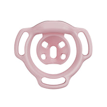 Afbeelding in Gallery-weergave laden, Pink Firefly flat chastity cage rear view showing the inner center panel and three strap slots
