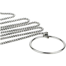 Load image into Gallery viewer, Stainless Steel Flat Chastity Cage with Control Chain
