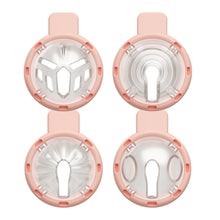 Lade das Bild in den Galerie-Viewer, Pink modular chastity cage front and rear details
