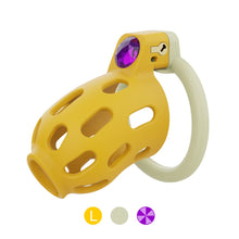 Afbeelding in Gallery-weergave laden, Gemstone Inlaid Chastity Cage
