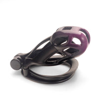 Lade das Bild in den Galerie-Viewer, Gradient Black-Purple Cobra Chastity Cage
