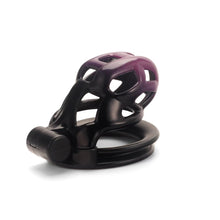 Lade das Bild in den Galerie-Viewer, Gradient Black-Purple Cobra Chastity Cage
