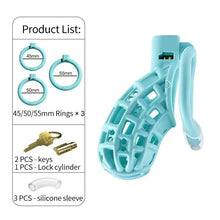 Lade das Bild in den Galerie-Viewer, Gteen ABS Mesh Chastity Cage
