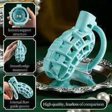 Lade das Bild in den Galerie-Viewer, Gteen ABS Mesh Chastity Cage
