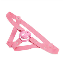Lade das Bild in den Galerie-Viewer, Pink optional three-way belt for the heart cutout cage
