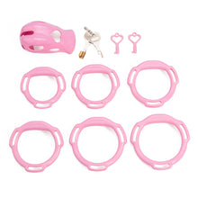 Lade das Bild in den Galerie-Viewer, Heart cutout cage configuration 7 with matching base rings
