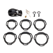 Lade das Bild in den Galerie-Viewer, Heart cutout cage configuration 8 with matching base rings
