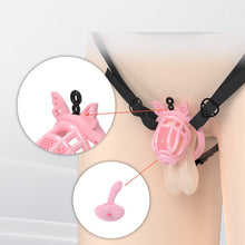 Load image into Gallery viewer, Honeycomb Invisible Chastity Cage With 4 Silicone Rings 1
