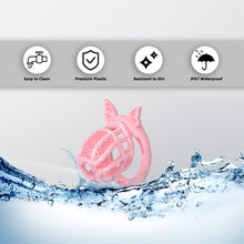 Load image into Gallery viewer, Honeycomb Invisible Chastity Cage With 4 Silicone Rings 7
