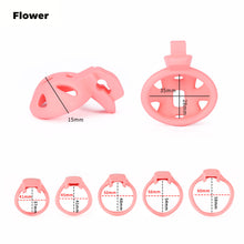Lade das Bild in den Galerie-Viewer, HTV4 Butterfly Knot 3D Chastity Cage feature details graphic 14
