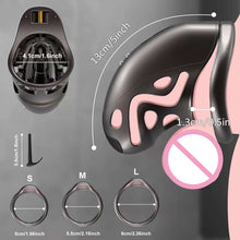 Load image into Gallery viewer, Hundred Beasts Electric Remote Control Chastity Cage 4
