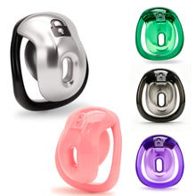 Load image into Gallery viewer, Inverted Colorful Pudding Chastity Cage in the main gallery view
