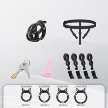 Afbeelding in Gallery-weergave laden, Invisible Cobra Chastity Cage With Silicone Ring 24
