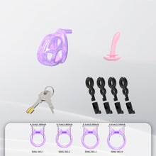 Afbeelding in Gallery-weergave laden, Invisible Cobra Chastity Cage With Silicone Ring 39
