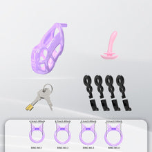 Afbeelding in Gallery-weergave laden, Invisible Cobra Chastity Cage With Silicone Ring 42
