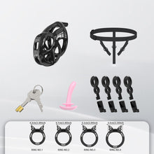 Afbeelding in Gallery-weergave laden, Invisible Cobra Chastity Cage With Silicone Ring 26
