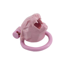 Load image into Gallery viewer, Layered Leopard Head Chastity Cage With 4 Rings
