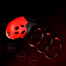 Lade das Bild in den Galerie-Viewer, Lockink Electro Vibe Retractable Chastity Cage
