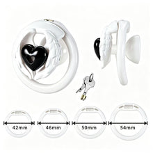 Load image into Gallery viewer, Love Wings Heart-Detail Resin Chastity Cage
