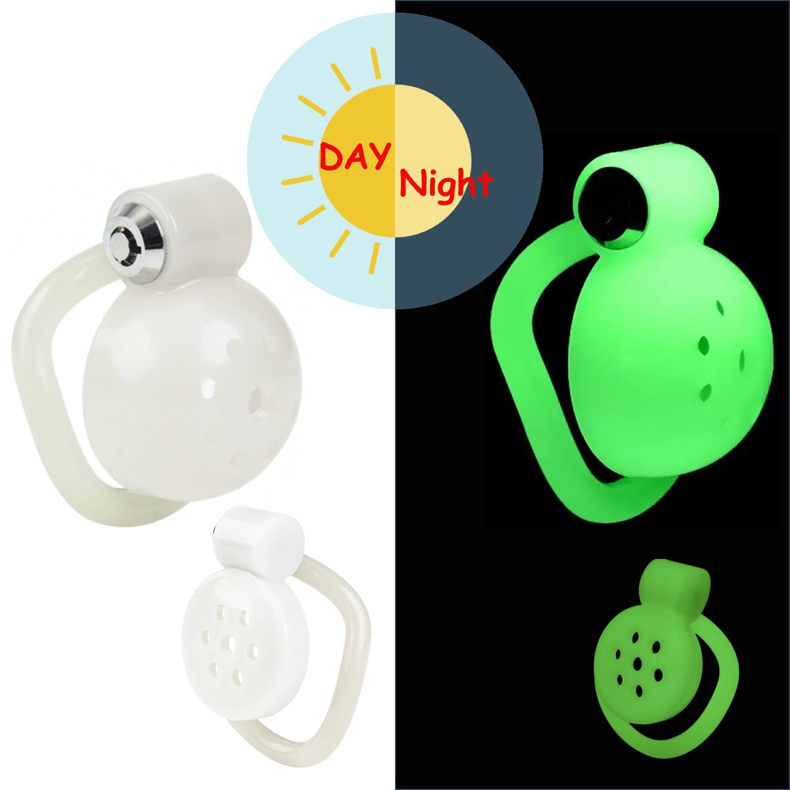 ABS Luminous Male Chastity Cage