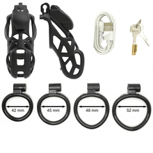 Lade das Bild in den Galerie-Viewer, Mamba App-Controlled Vibrating Cobra Chastity Cage
