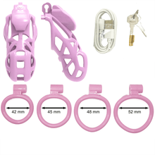 Lade das Bild in den Galerie-Viewer, Mamba App-Controlled Vibrating Cobra Chastity Cage
