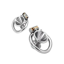 Lade das Bild in den Galerie-Viewer, Polished Metal Funnel Chastity Cage with Hinged Lock
