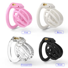 Load image into Gallery viewer, Mini Honeycomb Chastity Device With 4 Ring
