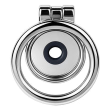 Afbeelding in Gallery-weergave laden, Mirror Polish Flat and Inverted Chastity Cage – flat cage rear view
