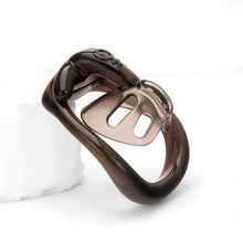 Afbeelding in Gallery-weergave laden, Tortoise Shell Nylon Chastity Cage - Positive or Negative
