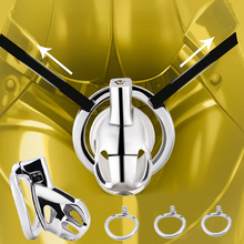 Load image into Gallery viewer, New Type Stainless Steel Chastity Cage
