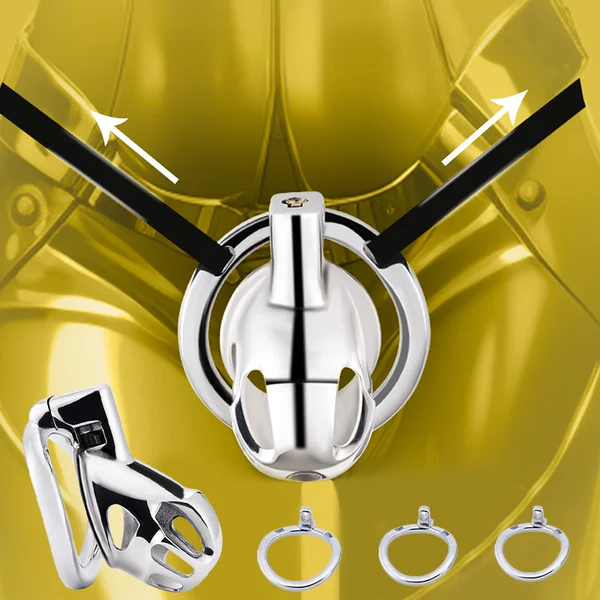 New Type Stainless Steel Chastity Cage