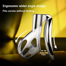 Load image into Gallery viewer, New Type Stainless Steel Chastity Cage
