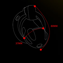 Load image into Gallery viewer, New Type Stainless Steel Chastity Cage
