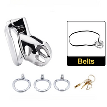 Load image into Gallery viewer, New Type Stainless Steel Chastity Cage
