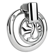 Lade das Bild in den Galerie-Viewer, Night Silver Spider Flat 304 Stainless Steel Chastity Cage
