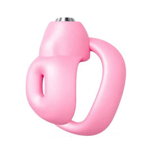 Afbeelding in Gallery-weergave laden, Nipple Rounded Resin Chastity Cage with Five Rings
