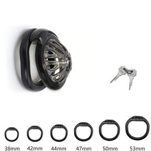 Lade das Bild in den Galerie-Viewer, Black Generation 2 openwork cage with six base rings

