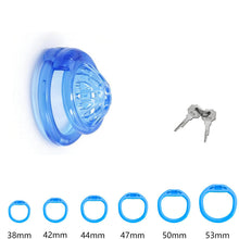 Lade das Bild in den Galerie-Viewer, Blue Generation 2 openwork cage with six base rings
