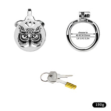 Load image into Gallery viewer, Owl Flat Chastity Cage - 9
