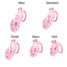 Load image into Gallery viewer, Pink Cobra Nub Chastity Kit With Urethral
