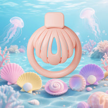 Lade das Bild in den Galerie-Viewer, Pink Shell Chastity Cage 2
