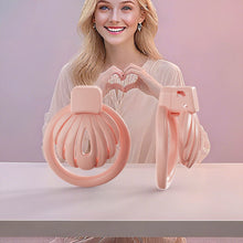 Lade das Bild in den Galerie-Viewer, Pink Shell Chastity Cage 1
