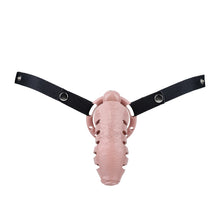 Load image into Gallery viewer, Bionic-Texture ABS Chastity Cage with Four Rings
