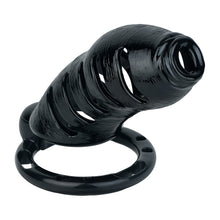 Load image into Gallery viewer, Bionic-Texture ABS Chastity Cage with Four Rings
