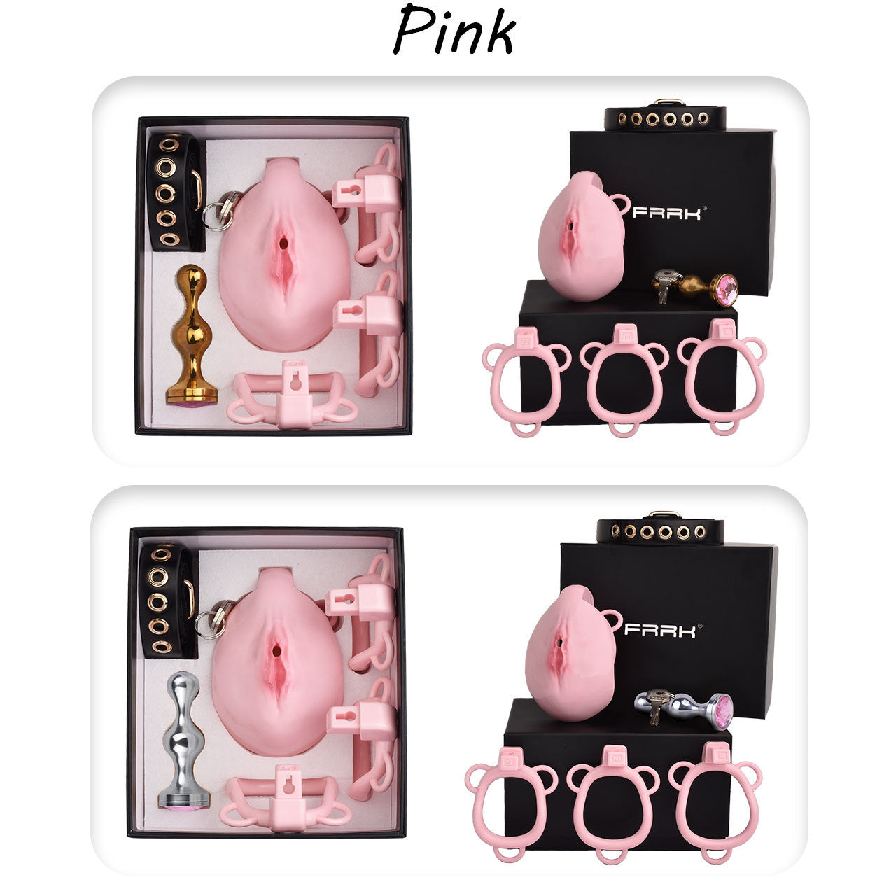 Pussy Chastity Cage With Wearable Butt Plug – chastity-devices
