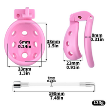 Afbeelding in Gallery-weergave laden, Resin Breathable Male Chastity Cage -3
