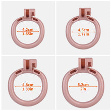 Lade das Bild in den Galerie-Viewer, Bionic-Texture Inverted ABS Chastity Cage
